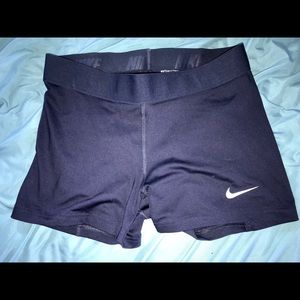 Navy Nike pro shorts